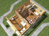 Проект дома ПД-018 3D План 1